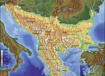 Balkanlar Siyasi Haritası