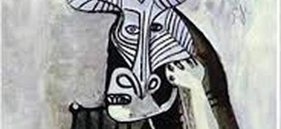 Pablo Picasso çizimli kitap kapağı