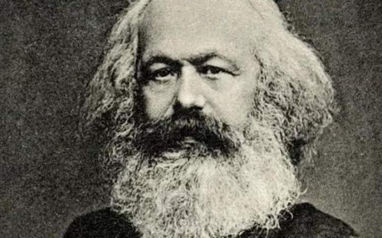 Karl Marx'ın resmi.